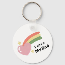 Ich Liebe meinen Vater Schlüsselanhänger