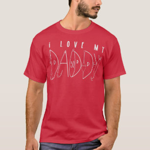 Ich Liebe meinen Vati-Vatertag Fischen Lures für M T-Shirt