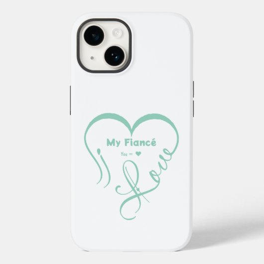 Ich liebe meinen Verlobten • Du = ♥ 🫳🏻💍 Case-Mate iPhone Hülle (Rückseite)