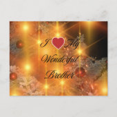 Ich Liebe meinen wunderbaren Bruder Postkarte (Vorderseite)
