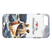 Ich Liebe meinen wunderbaren Vater Case-Mate iPhone Hülle (Rückseite (Horizontal))