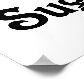 Ich Liebe meinen Zuckerkuchen Poster (Ecke)