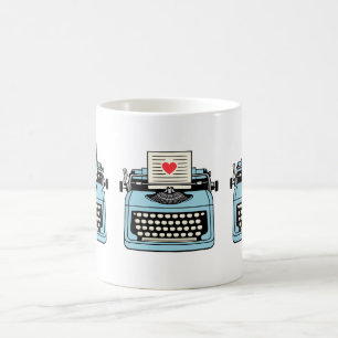 Ich Liebe meiner Schreibmaschine Kaffeetasse