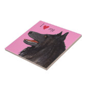 Ich Liebe meines belgischen Schafhundes Fliese (Seite)