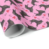 Ich Liebe meines belgischen Schafhundes Geschenkpapier (Rolleneckpunkt)