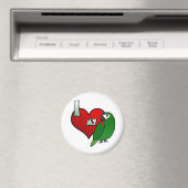 Ich Liebe meines Hahns Ara Magnet (In Situ (Geschirrspüler))