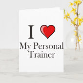 Ich Liebe meines Personal Trainers Karte (Gelbe Blume)
