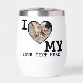 Ich Liebe meines personalisierten Fotos und Textes (Vorderseite)