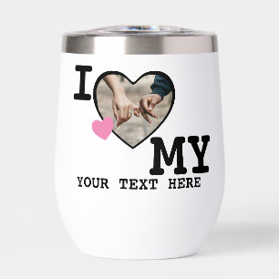 Ich Liebe meines personalisierten Fotos und Textes