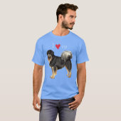 Ich Liebe meines tibetischen Mastiff-T - Shirt (Vorne ganz)