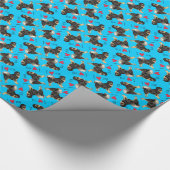 Ich Liebe meines tibetischen Mastiffs Geschenkpapier (Ecke)