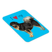 Ich Liebe meines tibetischen Mastiffs Magnet (Rechte Seite)