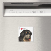 Ich Liebe meines tibetischen Mastiffs Magnet (In Situ (Geschirrspüler))