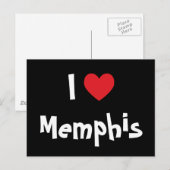Ich liebe Memphis Postkarte (Vorne/Hinten)