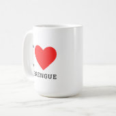 Ich liebe Merengue Kaffeetasse (Vorderseite Links)