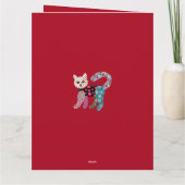 Ich Liebe Mew! Valentine Kitty Doll Grußkarte Dankeskarte (Rückseite)