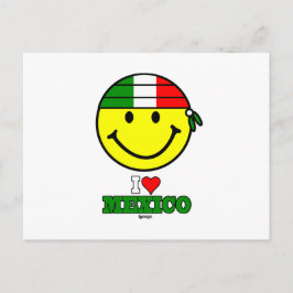ICH LIEBE MEXIKO POSTKARTE
