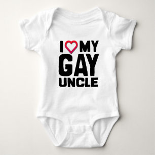 ICH LIEBE MEY GAY UNCLE BABY STRAMPLER