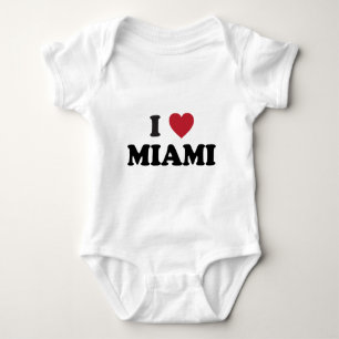 Ich liebe Miami Florida Baby Strampler
