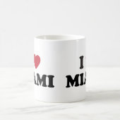 Ich liebe Miami Florida Kaffeetasse (Mittel)