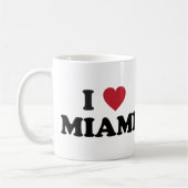 Ich liebe Miami Florida Kaffeetasse (Links)