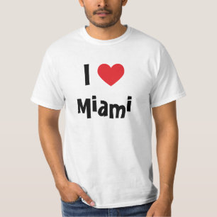 Ich liebe Miami rotes Herz T-Shirt