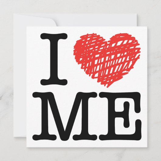 Ich Liebe mich Einladung (Vorderseite)