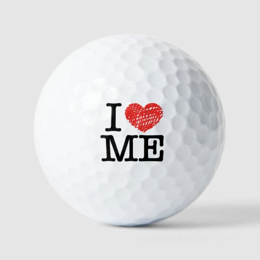 Ich Liebe mich Golfball (Vorderseite)