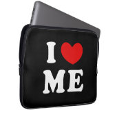 Ich Liebe mich, ich höre mich Laptopschutzhülle (Vorne Rechts)