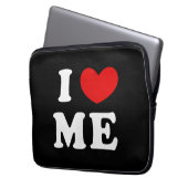 Ich Liebe mich, ich höre mich Laptopschutzhülle (Vorderseite Links)