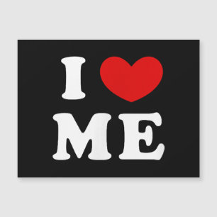 Ich liebe mich, ich liebe mich magnetkarte
