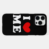 ICH LIEBE MICH iPhone HÜLLE (Rückseite (Horizontal))