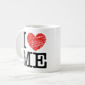 Ich Liebe mich Kaffeetasse (Vorderseite Links)