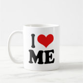 Ich liebe mich kaffeetasse (Links)