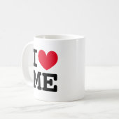 Ich liebe mich Kaffeetasse (Vorderseite Links)