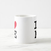 Ich liebe mich Kaffeetasse (Mittel)
