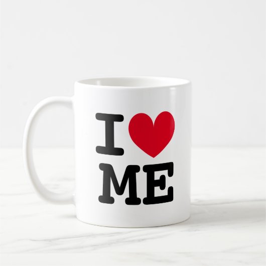 Ich liebe mich Kaffeetasse (Links)