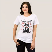 Ich liebe mich sehr - Tuxedo Cat Tri-Blend Shirt (Vorderseite voll)