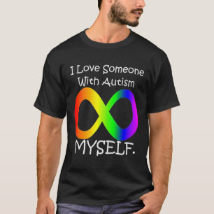 Ich Liebe mich selbst Autismus weiß T-Shirt