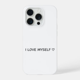 „Ich liebe mich selbst“-Handyhülle – süß und ersch iPhone 15 Pro Hülle