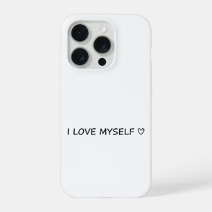 „Ich liebe mich selbst“-Handyhülle – süß und ersch iPhone 15 Pro Hülle