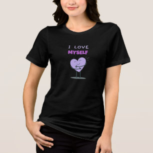 Ich Liebe mich selbst Liebe Tri-Blend Shirt