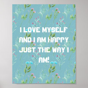 Ich liebe mich selbst Poster
