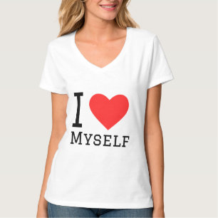 Ich Liebe mich selbst quadratisch T-Shirt