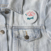 Ich liebe mich selbst - Selbstfürsorge-Button Button (Beispiel)