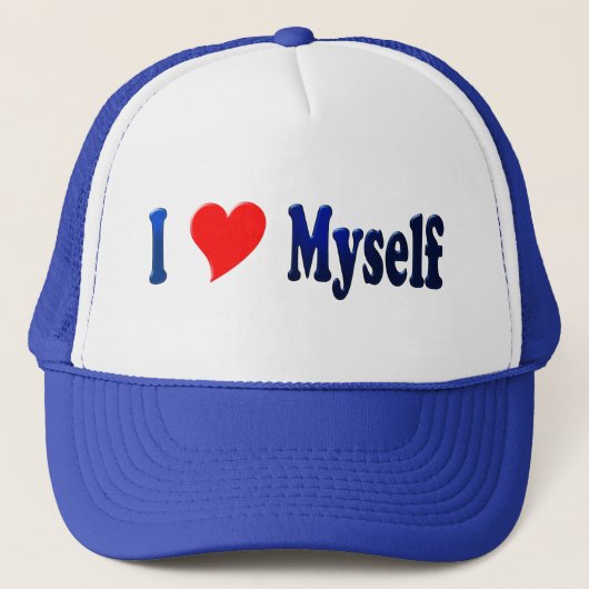 Ich Liebe mich selbst Truckerkappe (Vorderseite)