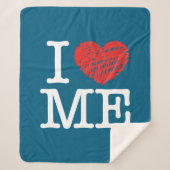 Ich Liebe mich Sherpadecke (Vorderseite)