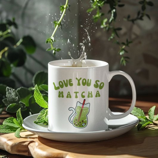 Ich Liebe mich so Matcha Kaffeetasse