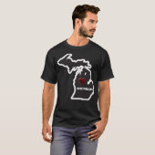 Ich liebe Michigan 3 T-Shirt (Vorne ganz)