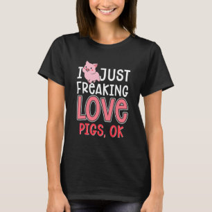 Ich liebe Mini-Schweine einfach verrückt  Besitzer T-Shirt